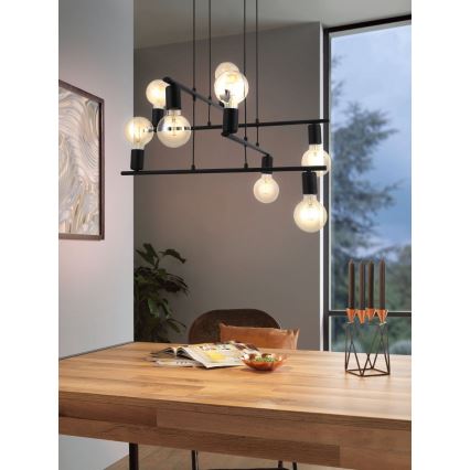 Eglo - Hanglamp aan koord 8xE27/40W/230V