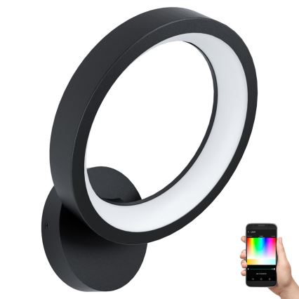 Eglo - LED RGB Dimbare wandlamp MARGHERA-C LED/16W/230V