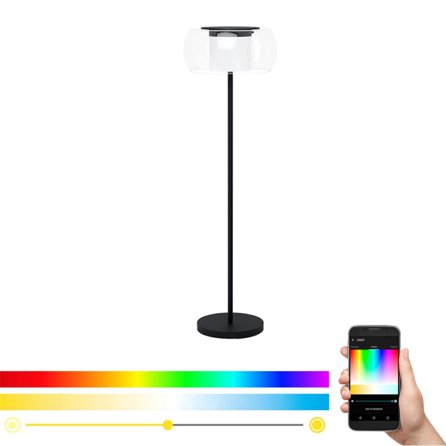 Eglo - LED RGB Dimbare vloerlamp BRIAGLIA-C LED/24,8W/230V