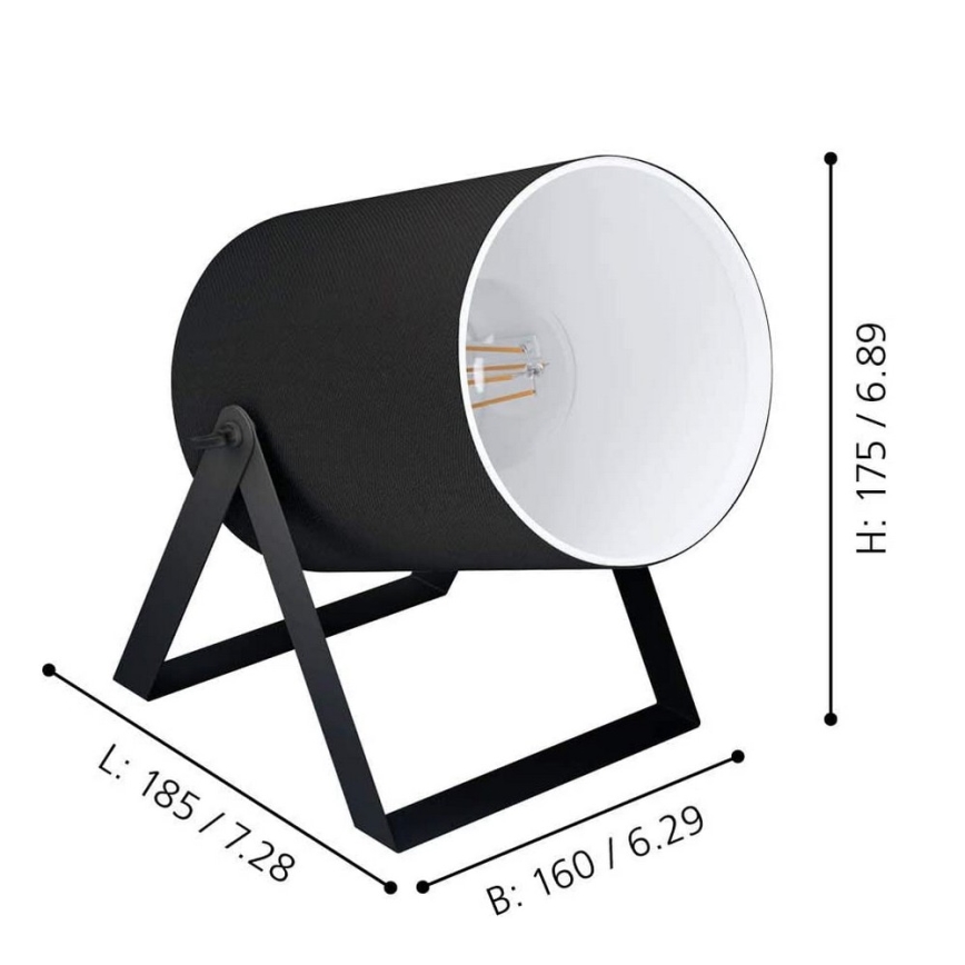 Eglo - Tafellamp 1xE27/25W/230V