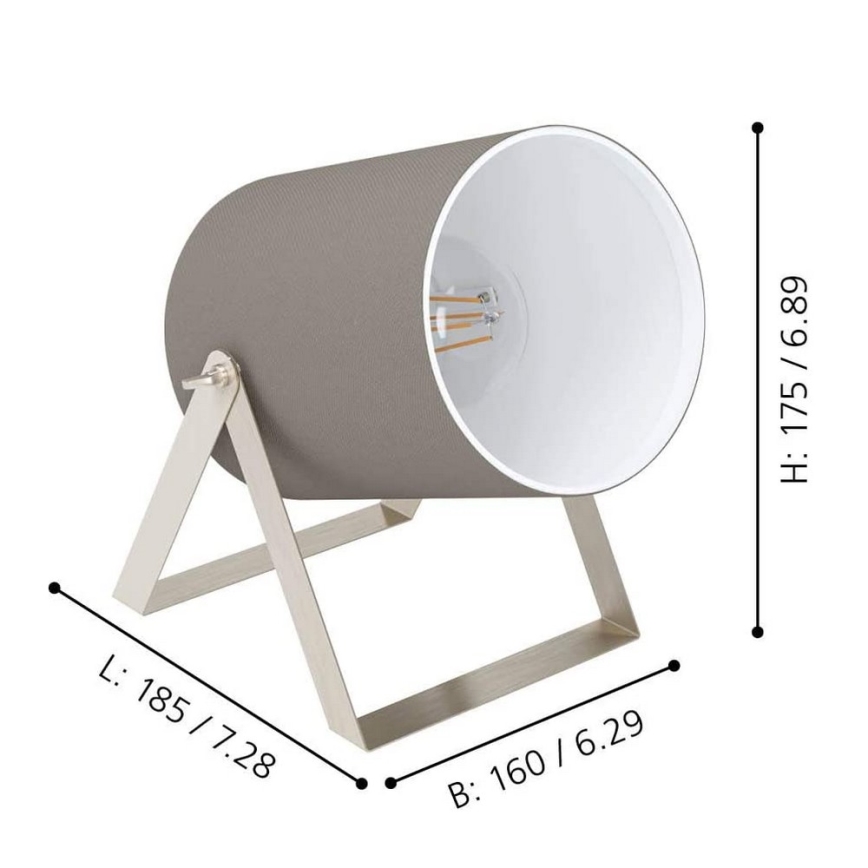 Eglo - Tafellamp 1xE27/25W/230V
