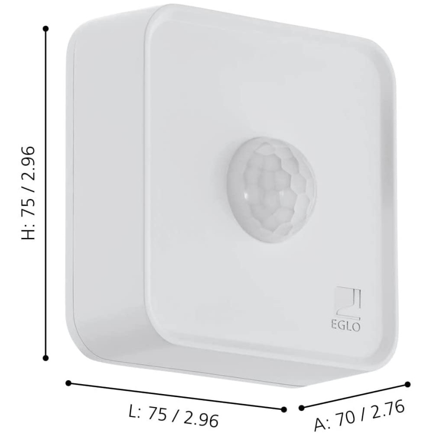 Eglo - Buiten bewegings- en schemersensor IP44 ZigBee