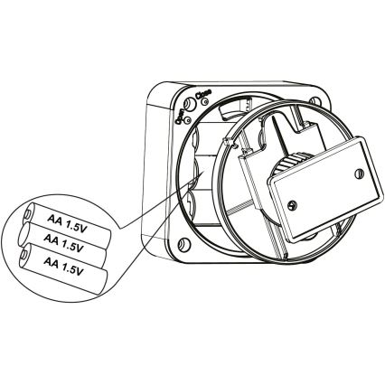 Eglo - Sensor voor Buiten Tuya IP44 ZigBee