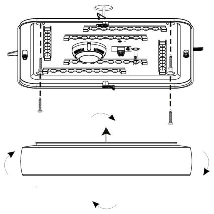 Eglo - LED Plafondlamp LED/22W/230V