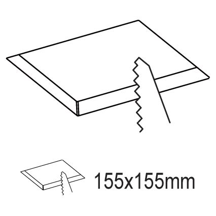 Eglo - LED-inbouwspot 10,5W/230V 16,6x16,6 cm