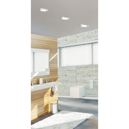 Eglo - LED inbouwspot voor badkamer LED/2,7W/230V IP44 Ø 8,6 cm