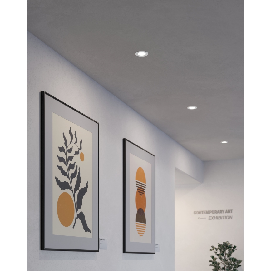 Eglo - LED inbouwspot voor badkamer LED/2,7W/230V IP44 Ø 8,6 cm