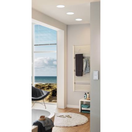 Eglo - LED badkamer inbouwarmatuur LED/10,5W/230V IP44 pr. 16,6 cm