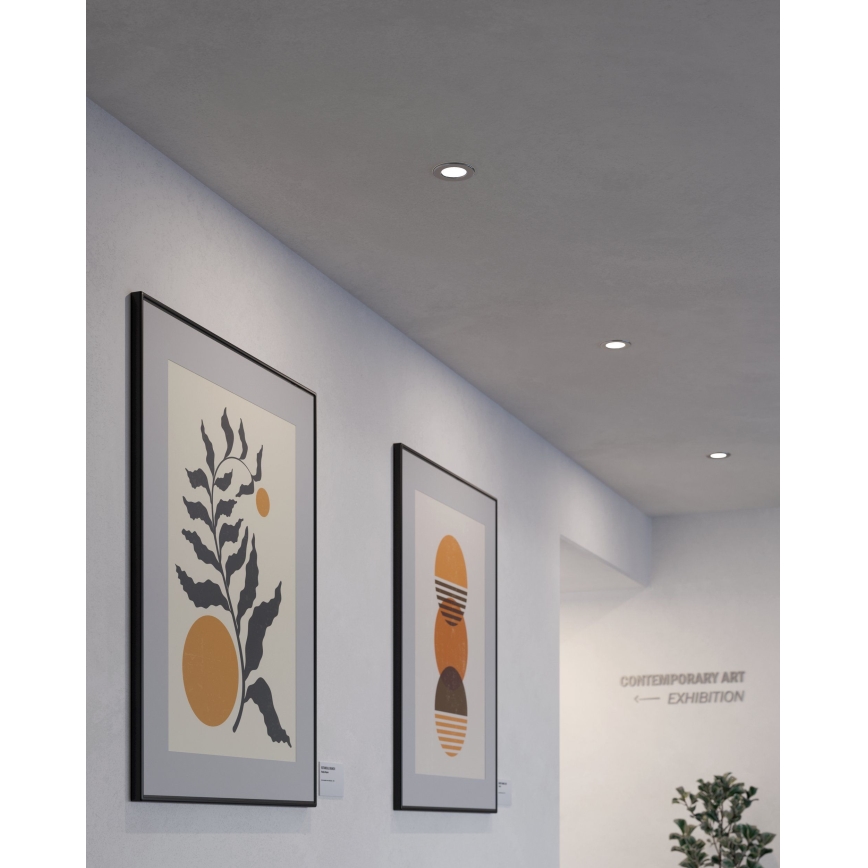 Eglo - LED inbouwspot voor badkamer LED/2,7W/230V IP44 Ø 8,6 cm