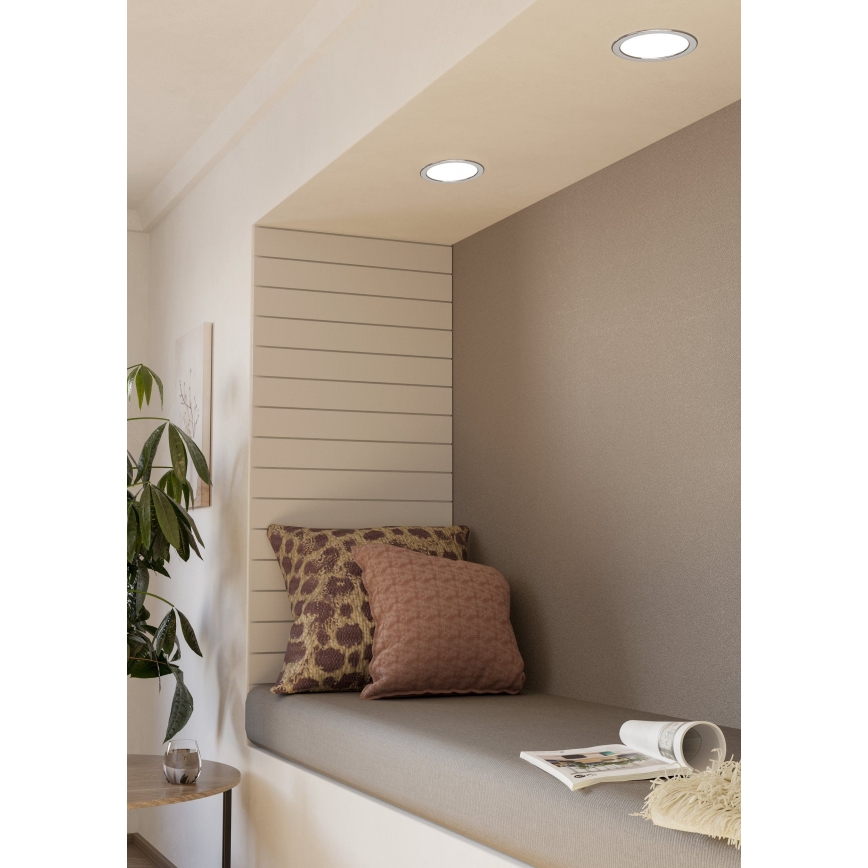 Eglo - LED badkamer inbouwspot LED/10,5W/230V IP44 Ø 16,6 cm