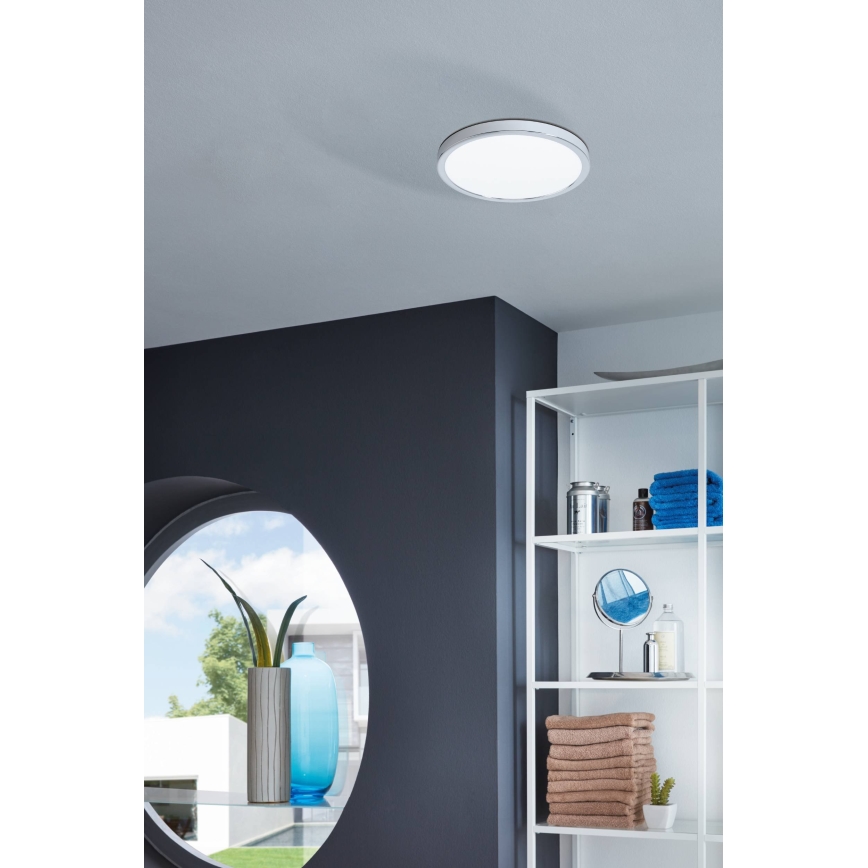 Eglo - LED-plafondlamp voor badkamer LED/20W/230V IP44 Ø 28,5 cm