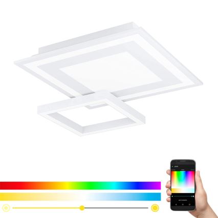 Eglo - Dimbare LED RGB Plafond Lamp SAVATAEILA-C LED/20W/230V