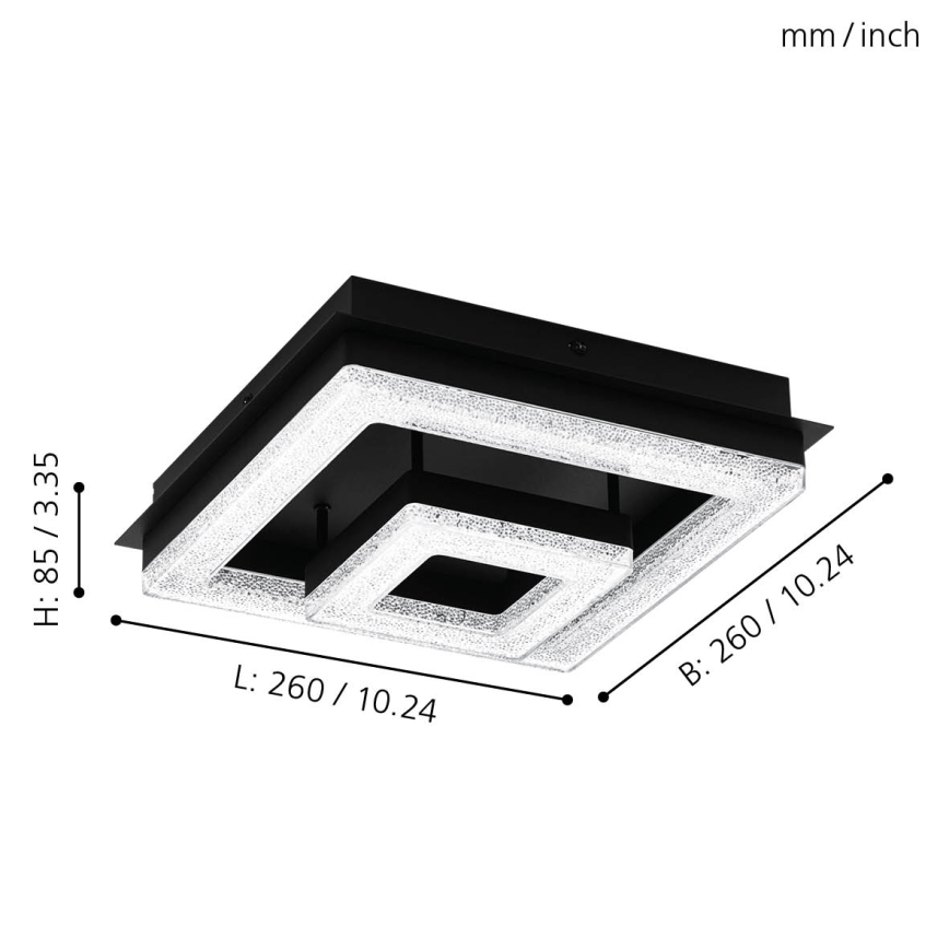 Eglo - LED Plafondlamp LED/12W/230V