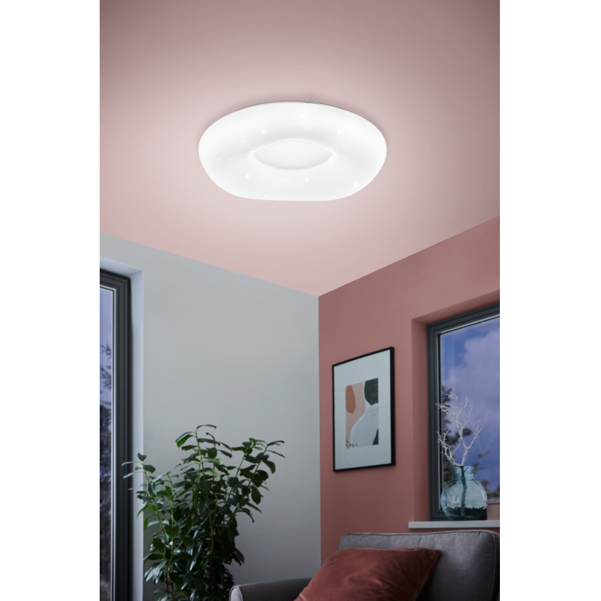 Eglo - Dimbare LED plafondlamp LED/18W/230V + afstandsbediening