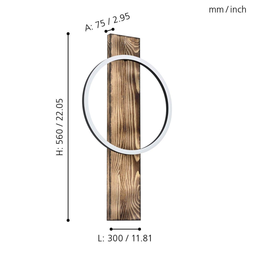 Eglo - LED Wandlamp LED/12W/230V