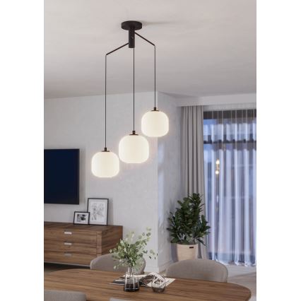 Eglo - Hanglamp aan koord 3xE27/40W/230V