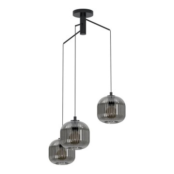 Eglo 99373 - Hanglamp aan kabel MANTUNALLE 3xE27/40W/230V