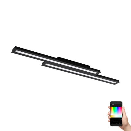 Eglo - LED RGB Dimbare plafondlamp SALITERAS-C 2xLED/10W/230V