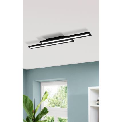 Eglo - LED RGB Dimbare plafondlamp SALITERAS-C 2xLED/10W/230V