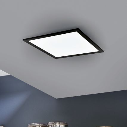 Eglo - LED RGB dimbare plafondlamp SALOBRENA-C LED/16W/230V 30x30 cm + afstandsbediening
