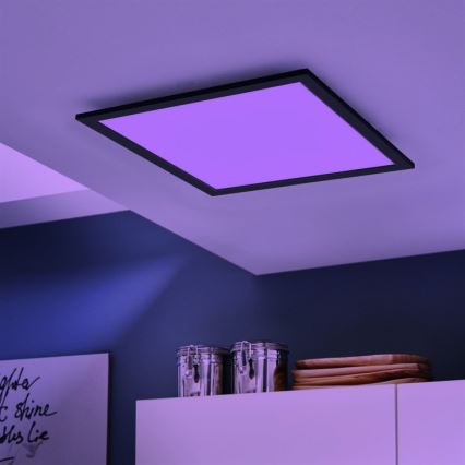 Eglo - Dimbare LED RGB plafondlamp SALOBRENA-C LED/30,5W/230V + afstandsbediening