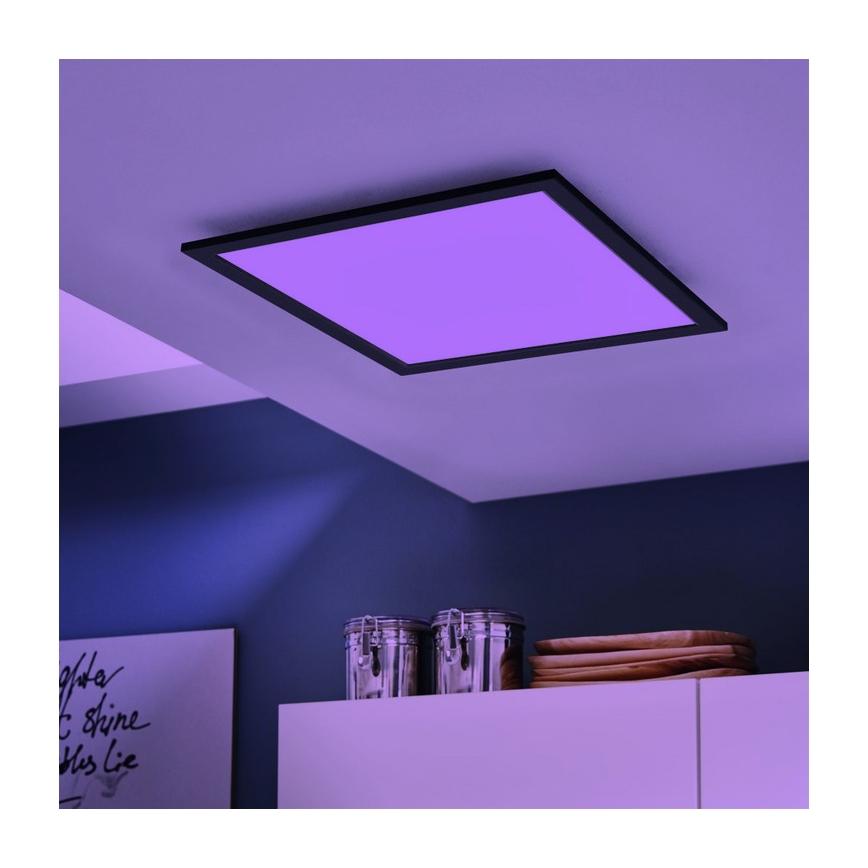 Eglo - Dimbare LED RGB plafondlamp SALOBRENA-C LED/30,5W/230V + afstandsbediening