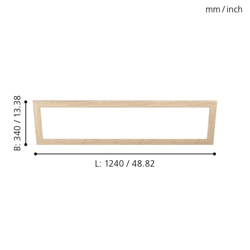 Eglo - Armatuur frame SALOBRENA 300x1200 mm