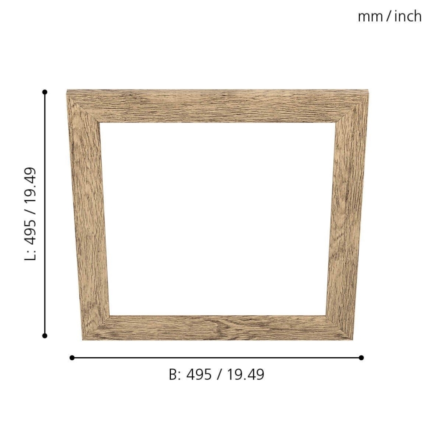 Eglo - Armatuur frame SALOBRENA 450x450 mm