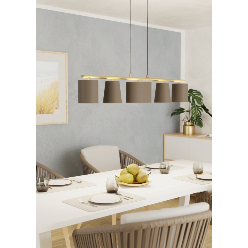 Eglo 99487 - Kroonluchter aan kabel ALMEIDA 5xE14/40W/230V