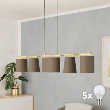 Eglo 99487 - LED-kroonluchter met kabel ALMEIDA 5xE14/40W/230V