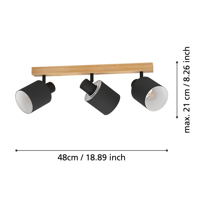 Eglo - Spot 3xE27/10W/230V