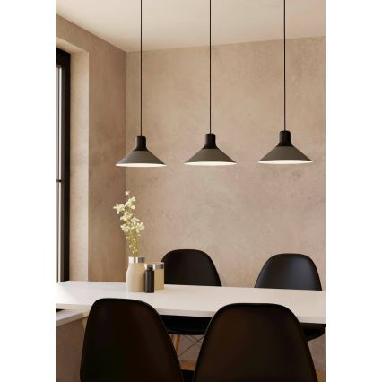 Eglo - Hanglamp aan koord 3xE27/28W/230V