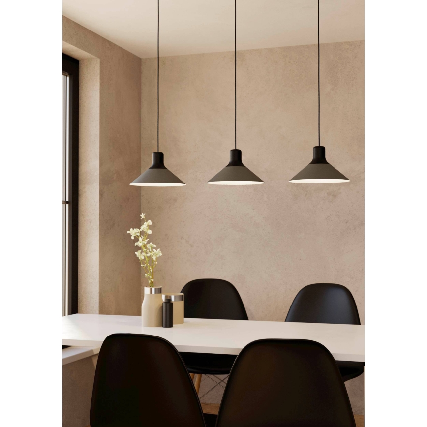 Eglo - Hanglamp aan koord 3xE27/28W/230V