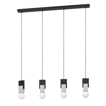 Eglo 99532 - Hanglamp aan kabel LOBATIA 4xE27/40W/230V