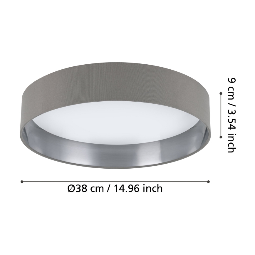 Eglo - LED Plafondlamp LED/24W/230V