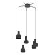 Eglo - Hanglamp aan koord 5xE27/40W/230V