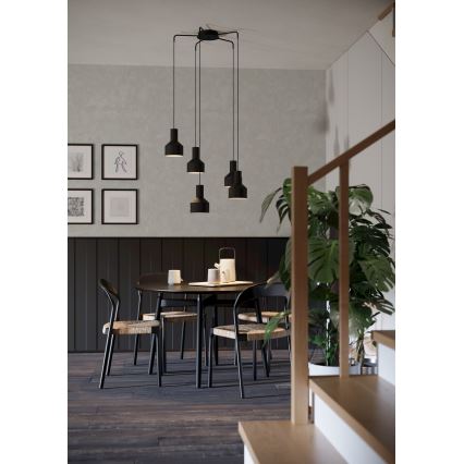 Eglo - Hanglamp aan koord 5xE27/40W/230V