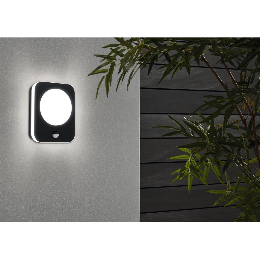 Eglo - LED Wand Lamp voor Buiten met Sensor LED/9W/230V IP44