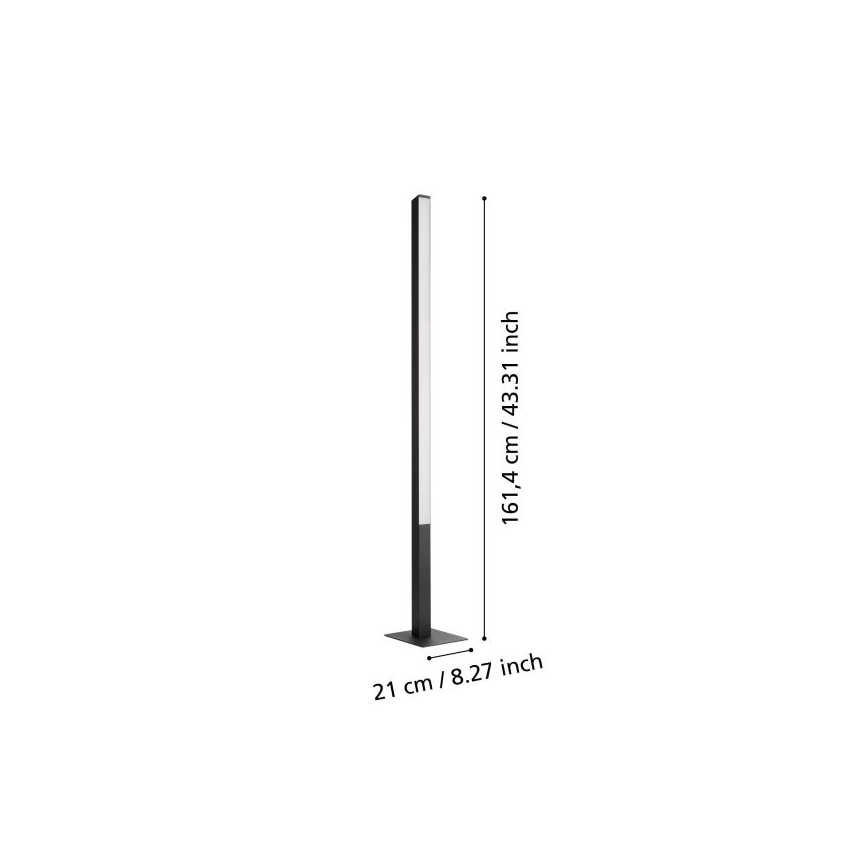 Eglo - Dimbare Staande LED RGBW Lamp LED/35W/230V 2700-6500K ZigBee