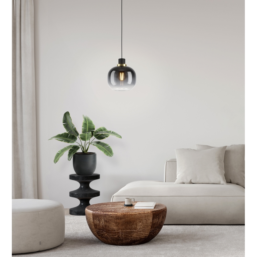 Eglo - Hanglamp aan een koord 1xE27/40W/230V grijs