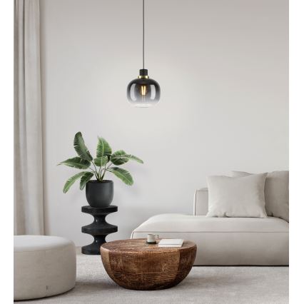 Eglo - Hanglamp aan kabel 1xE27/40W/230V grijs