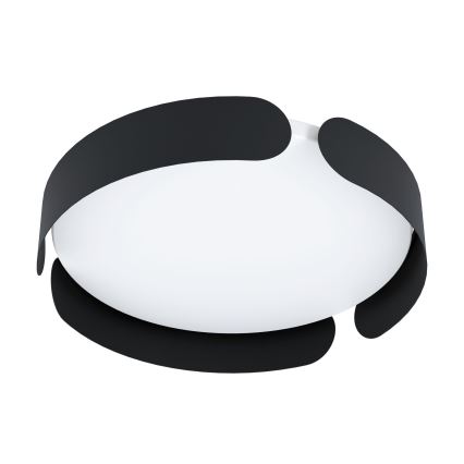 Eglo - LED-plafondlamp LED/20W/230V Ø 37 cm zwart