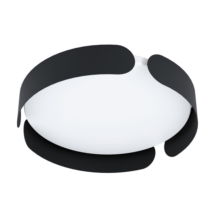 Eglo - LED-plafondlamp LED/20W/230V Ø 37 cm zwart