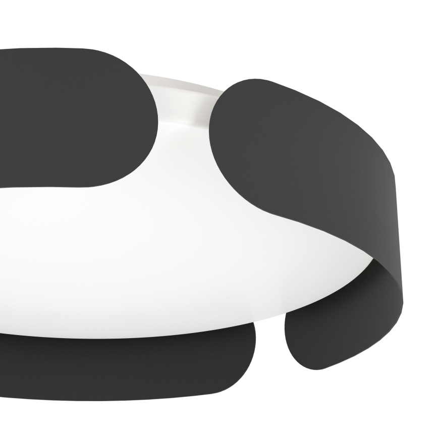 Eglo - LED-plafondlamp LED/20W/230V Ø 37 cm zwart