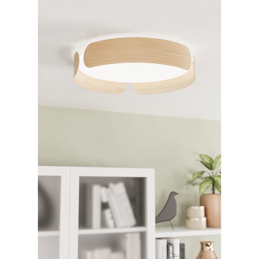 Eglo - LED-plafondlamp LED/20W/230V Ø 37 cm beige