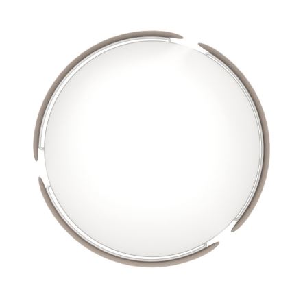 Eglo - LED-plafondlamp LED/20W/230V Ø 37 cm bruin