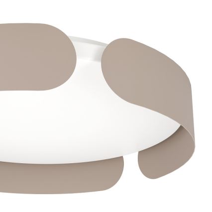 Eglo - LED-plafondlamp LED/20W/230V Ø 37 cm bruin