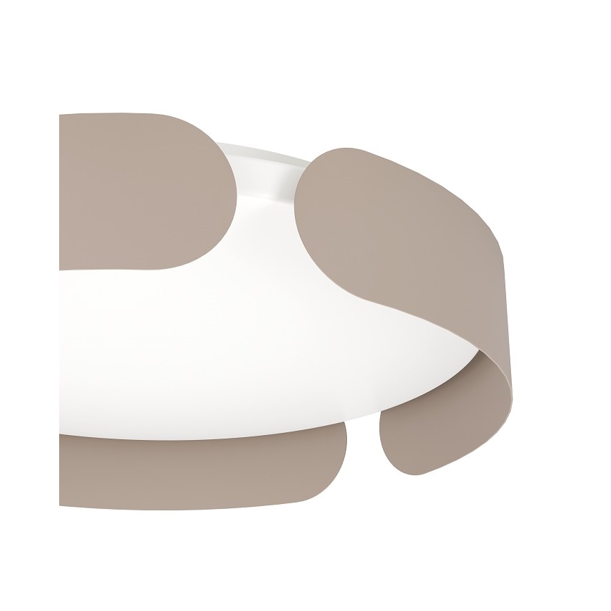 Eglo - LED-plafondlamp LED/20W/230V Ø 37 cm bruin