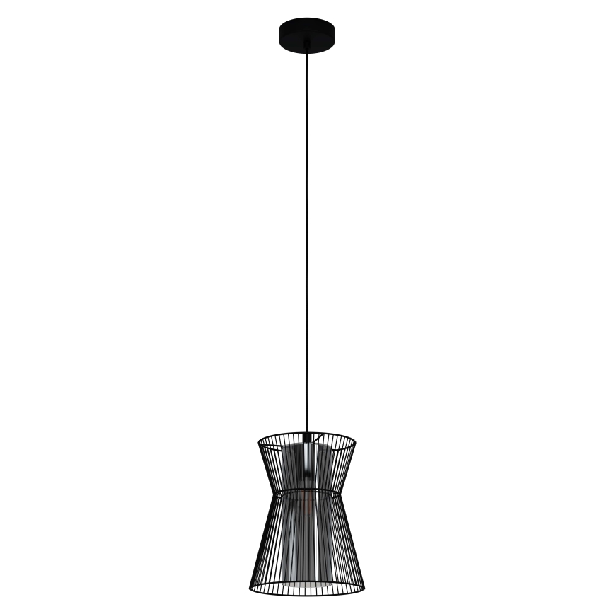 Eglo - Hanglamp aan koord 1xE27/40W/230V zwart