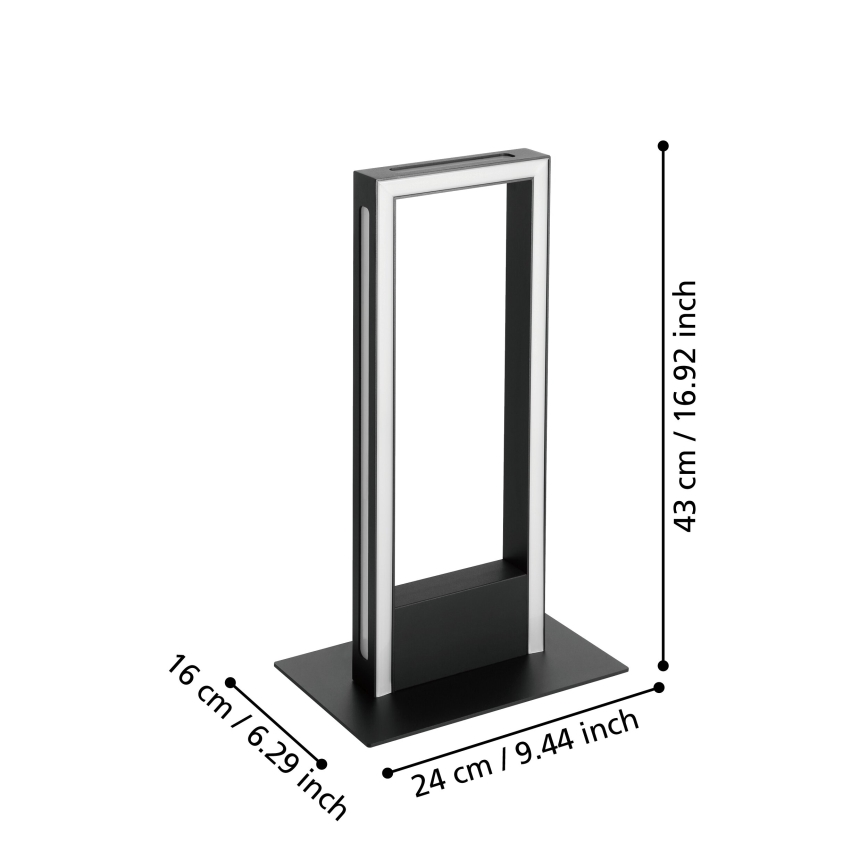 Eglo - Dimbare LED tafellamp LED/16W/230V 2700-6500K
